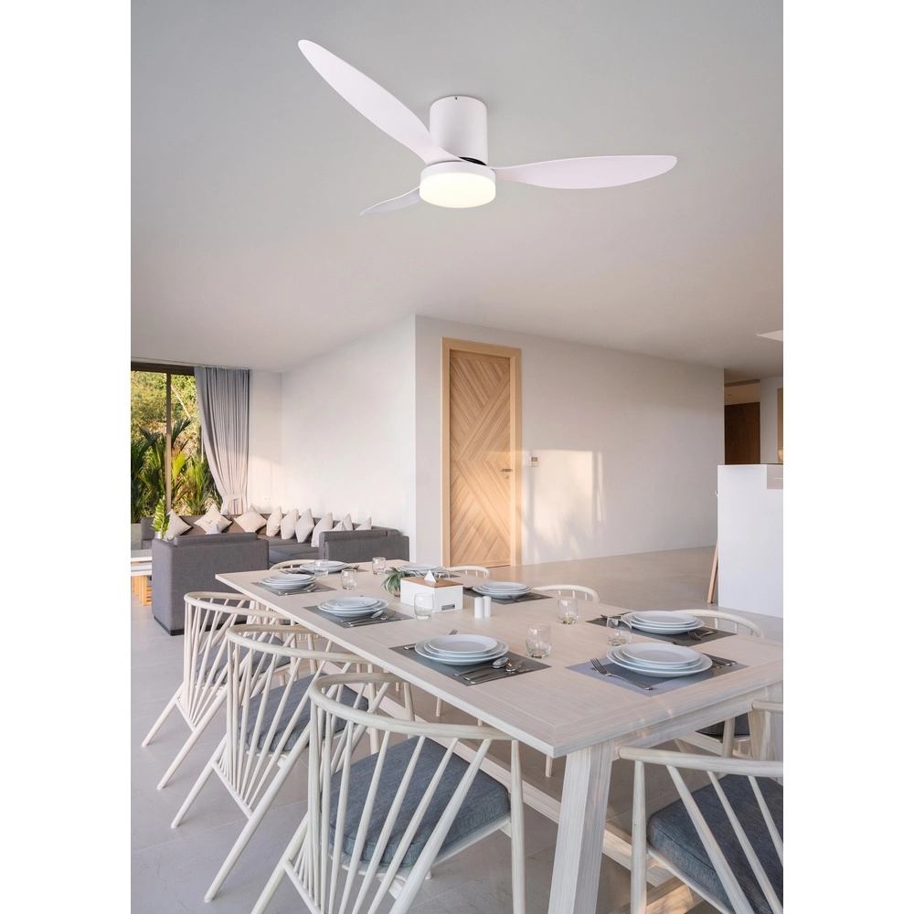 Ventilateur de plafond Goteborg Blanc Trio 4017807643602
