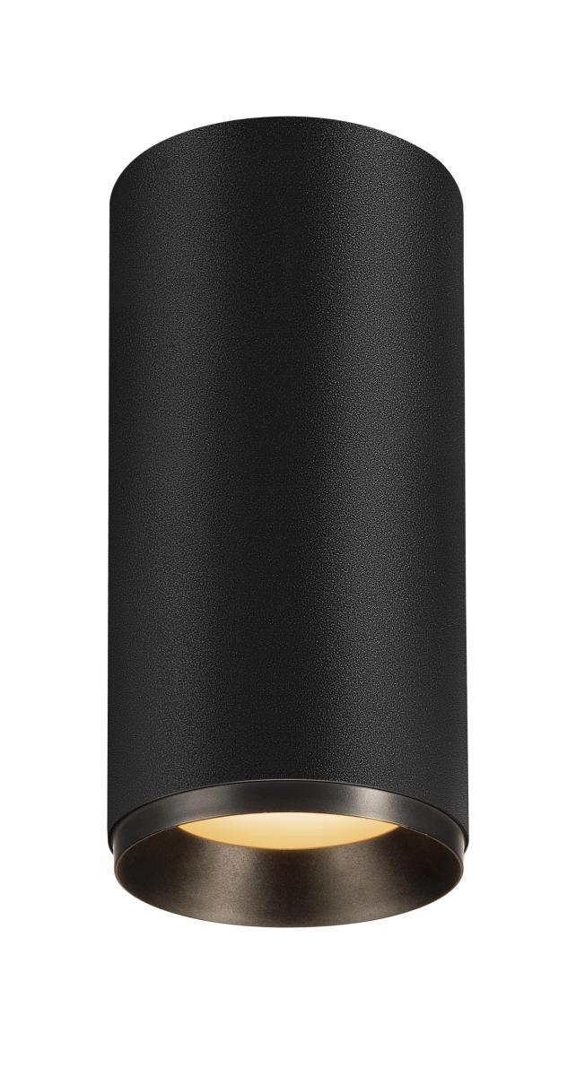 Spot en saillie Numinos L cylindre noir 2700K - 24 deg