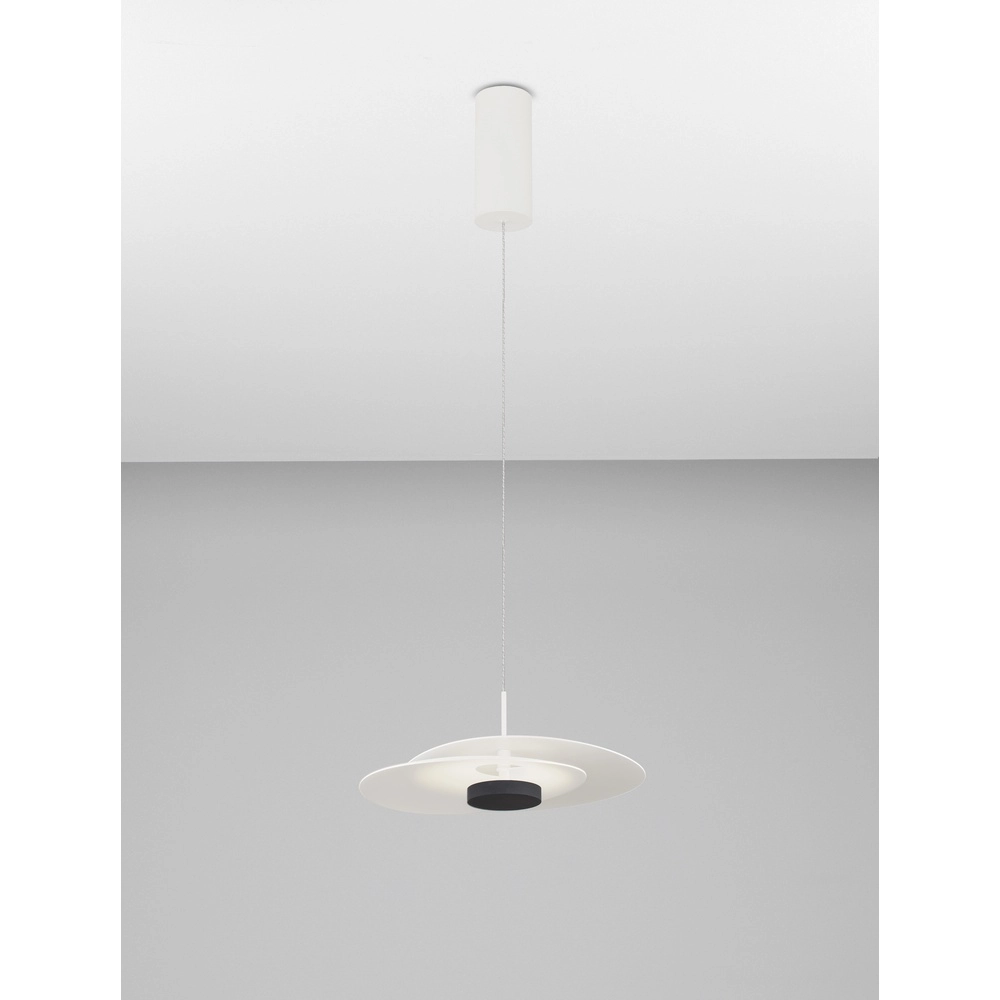 Suspension Olea design blanc Ø 35cm Lyora 5212017456939