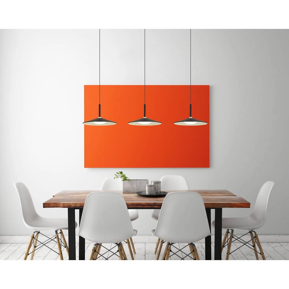 Suspension noire Lampone Conception à 3 lumières Globo 9007371450374