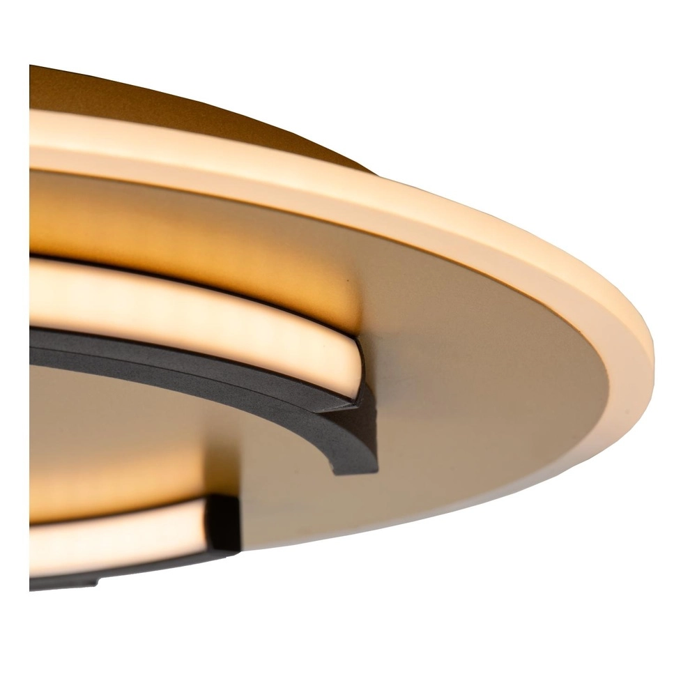 Conception de plafonds Andreas Ø 39,6cm - 30W noir avec or Lucide 5411212441744
