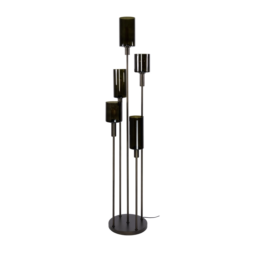 Lampadaire de conception Sepiora Sienne brun 5 clairs Lyora 8716803515345