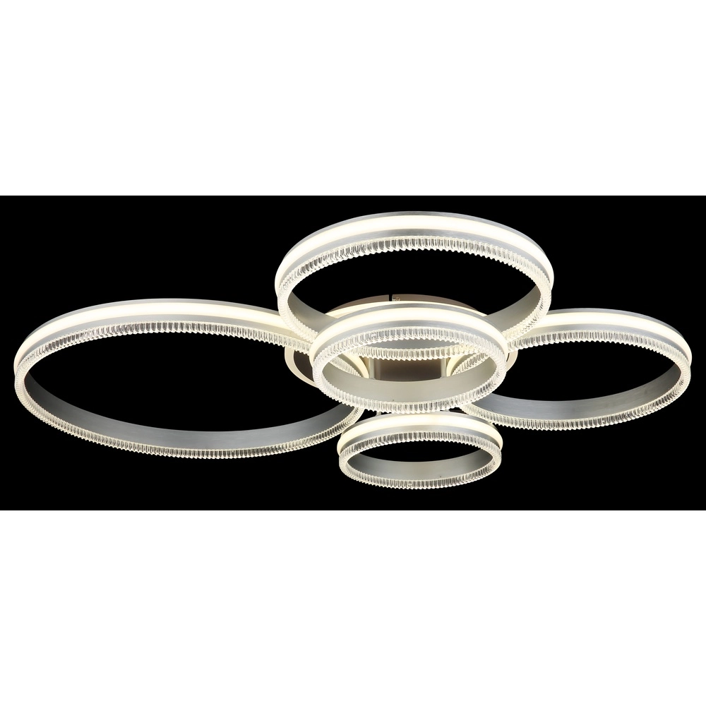 Lampe de plafond Francine Anneaux en métal à feu 5 Globo 9007371580644