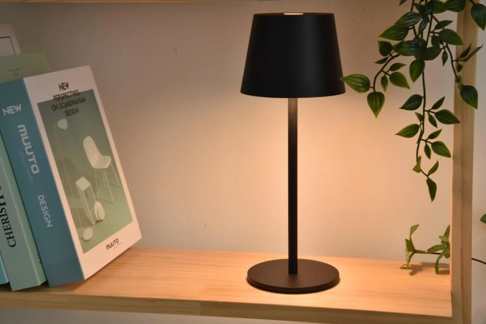 Lampe de table noire Roble conception Lutec 6939412089539