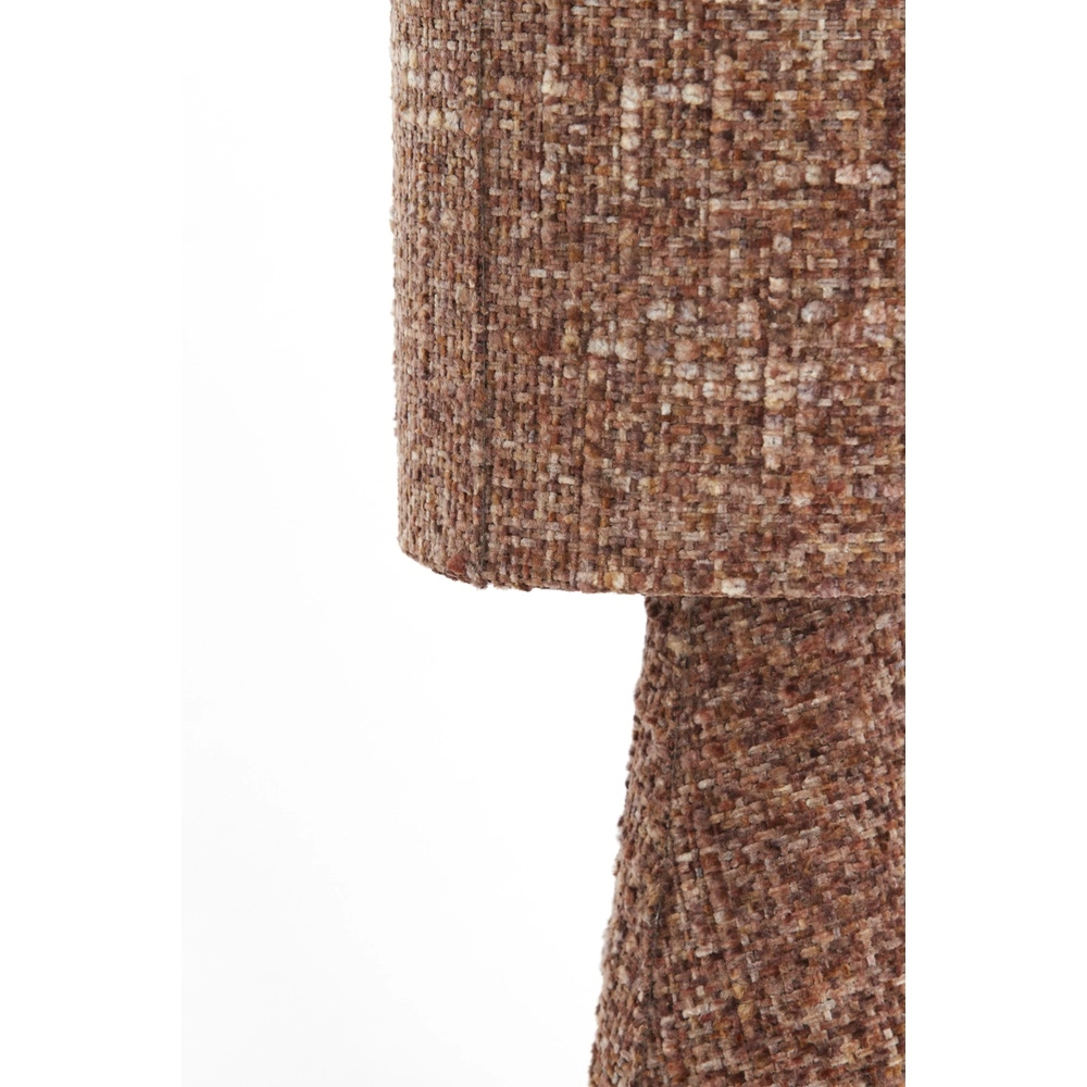 Lampe de table boucle Micky 58 cm - bourgogne Light & Living 8717807834197