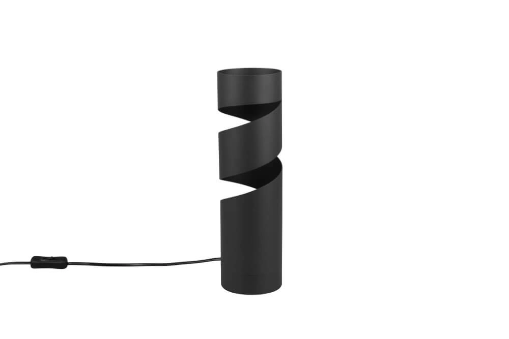 Lampe de table tube Stream Ø 12 cm - noir Trio 4017807614053