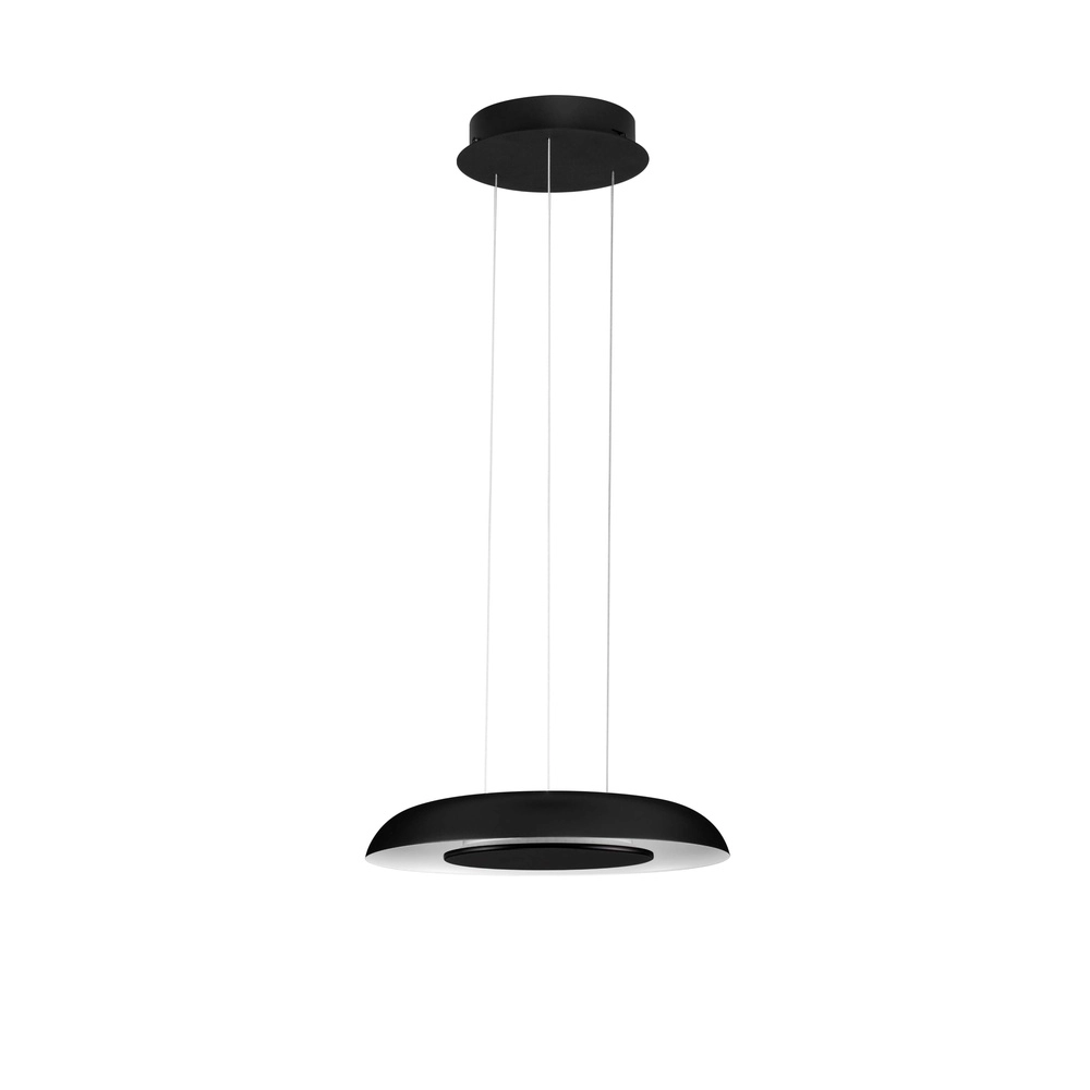 Suspension moderne Epos Ø 40cm noir avec blanc Lyora 5212017463234