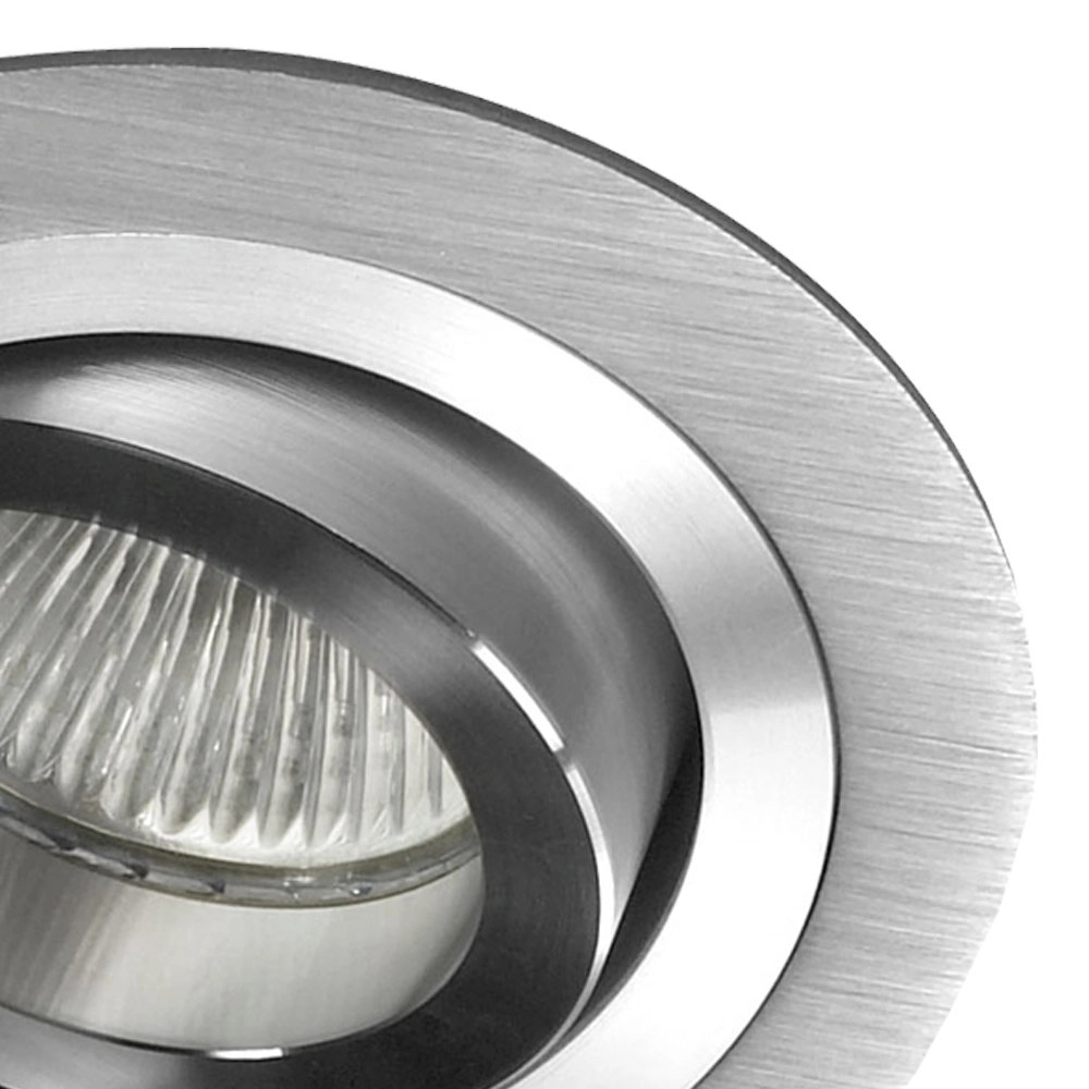 Spot de plafond Di Moda Round gris métal orientable Masterlight 8718121015101