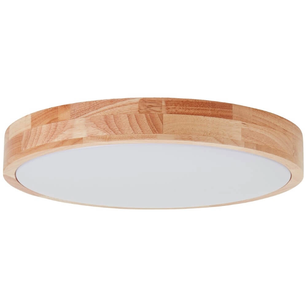 Plafonnier en bois Slimline Ø 39 cm Brilliant 4004353396229