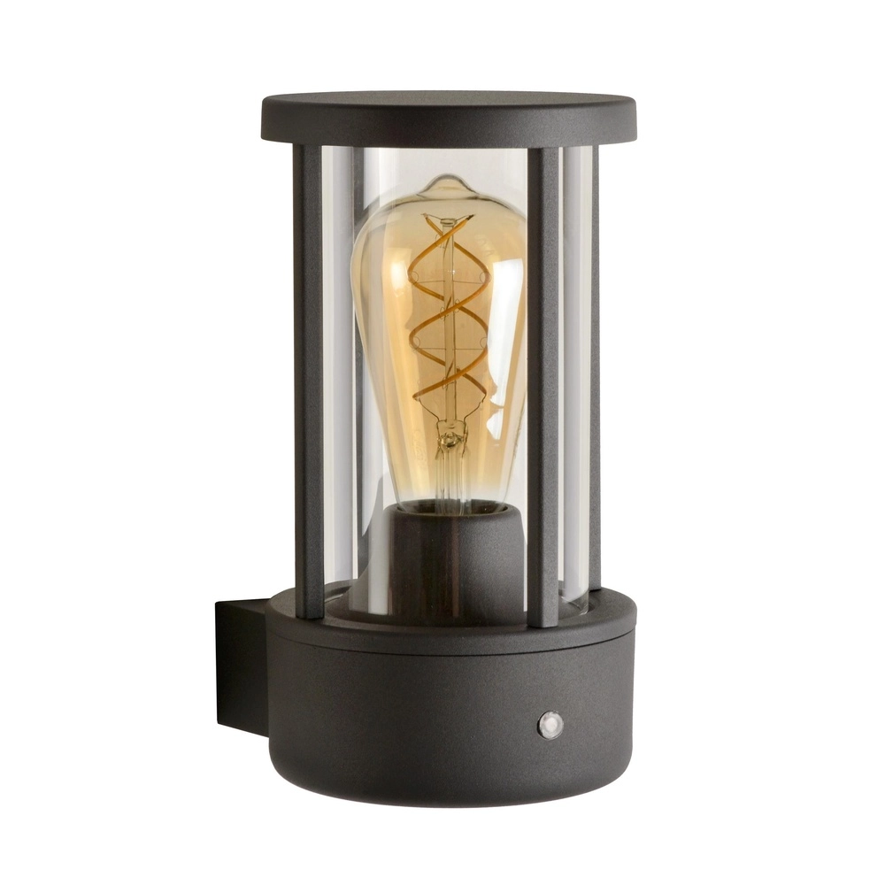 Lampe murale anthracite Lori avec capteur