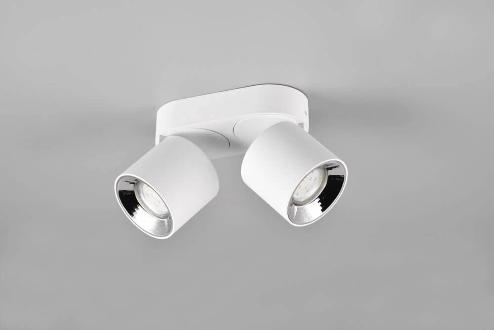 Plafonnier Guayana 2 lumières blanc Trio 4017807573954