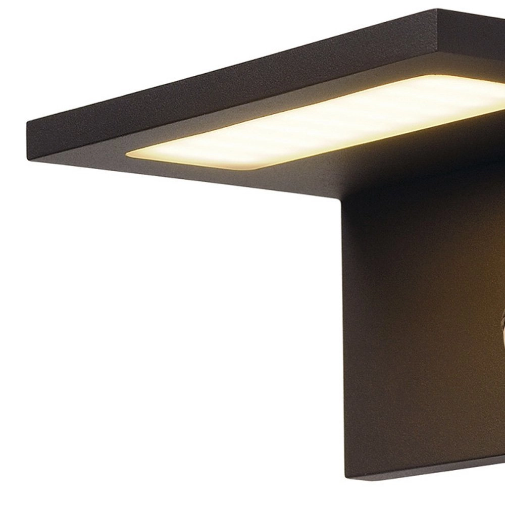 Applique murale Led Sensor avec détecteur de mouvement noir SLV 4024163221986