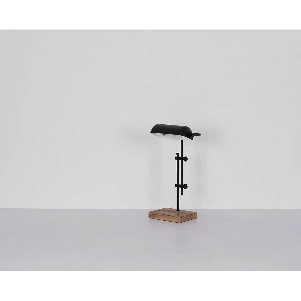 Lampe de bureau Marid bois avec noir Globo 9007371474103
