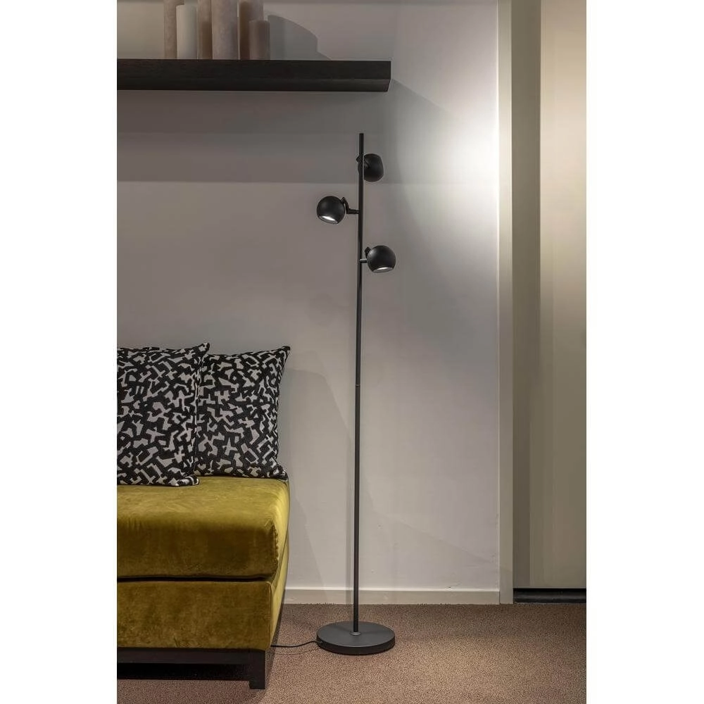 Lampadaire design Bolero noir 3 lumières Artdelight 8720701100800