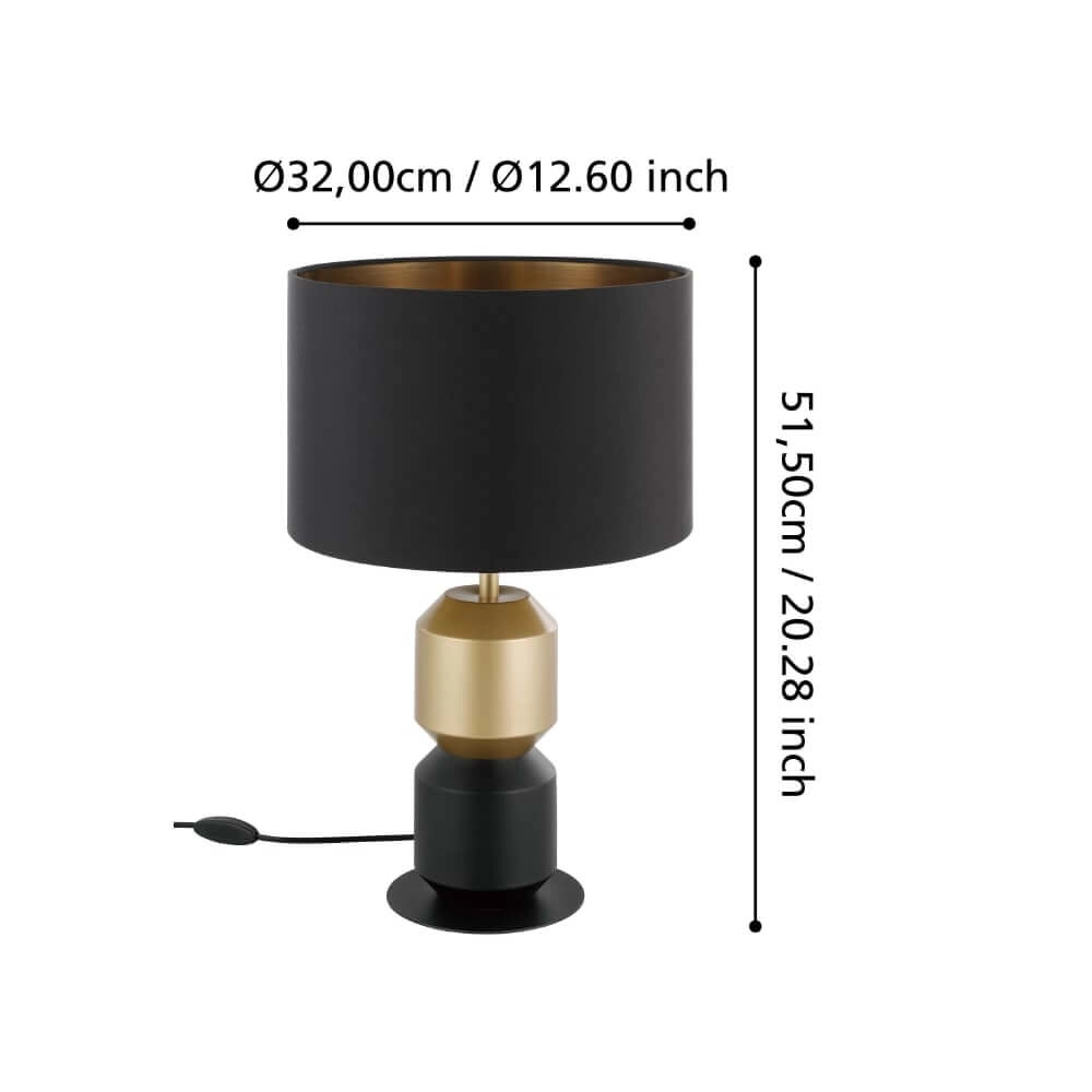 Lampe de table chic Laurignano Ø 32 cm Stars of Light 9008606240944