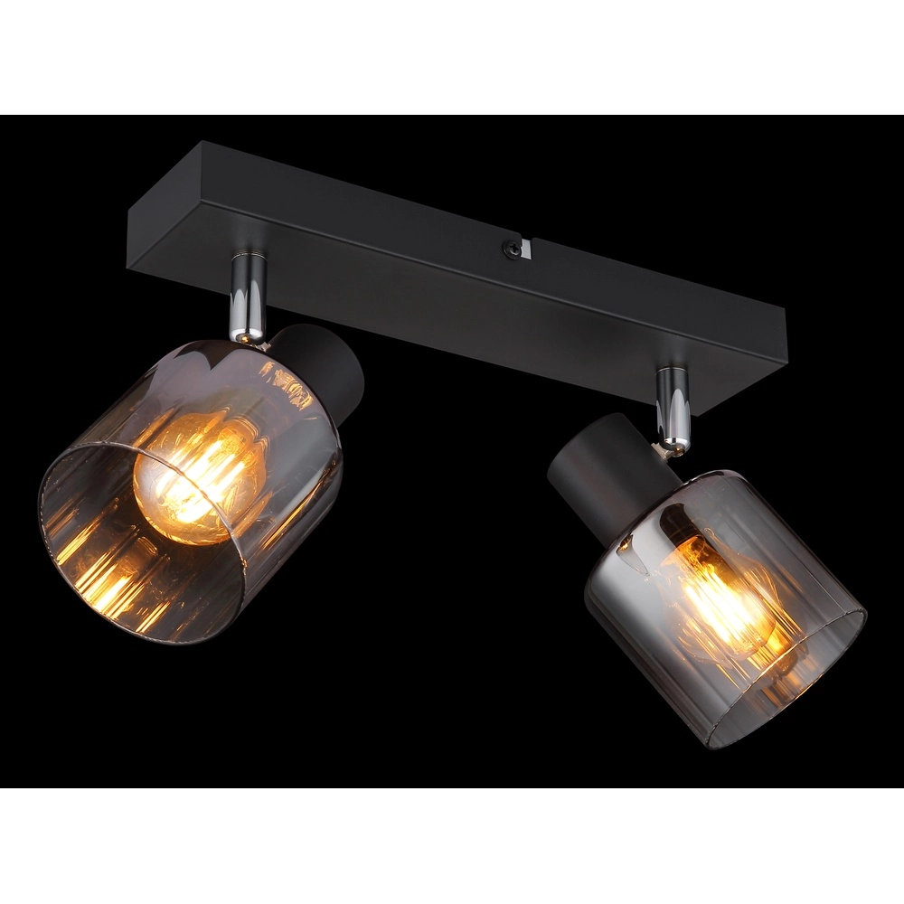 Lampe de plafond Jack 2-noir clair Globo 9007371516834