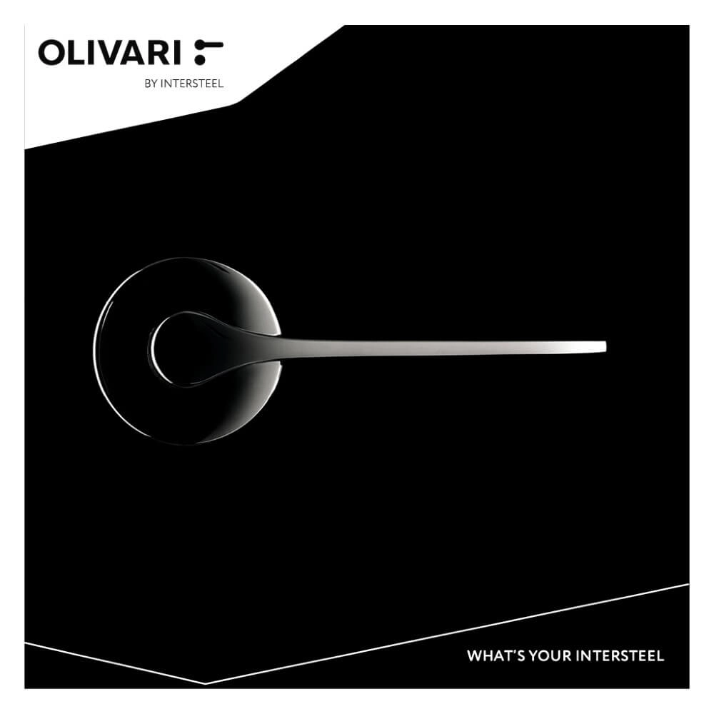 Poignée de porte design Lama L anthracite Olivari 8714186477861