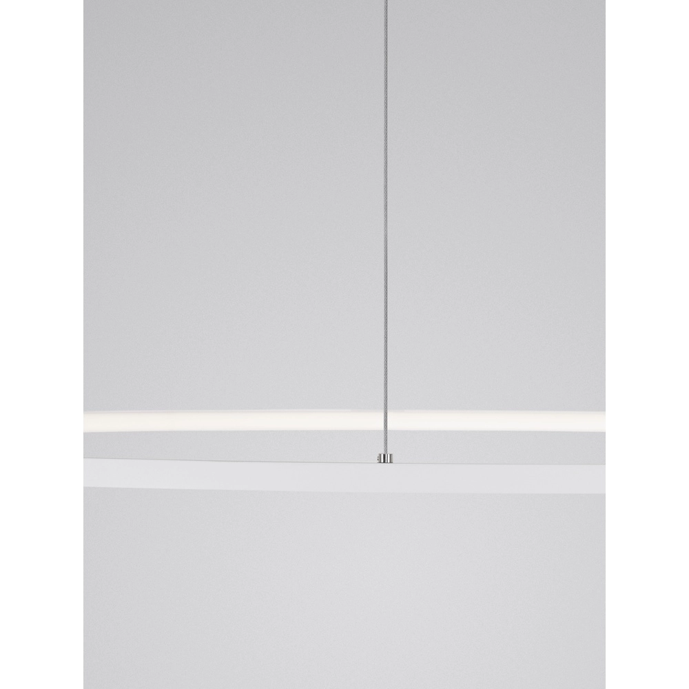 Suspension ronde Tarquin blanc Ø 100cm Lyora 5212017438331