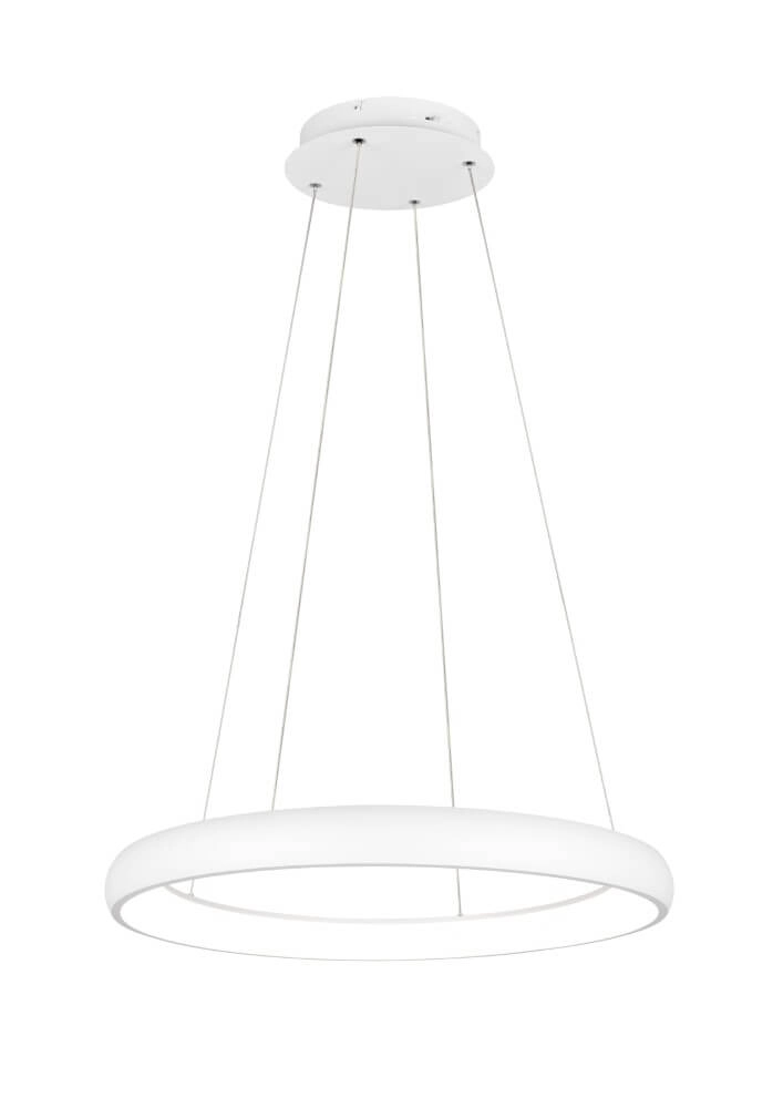 Lampe suspendue LED Cardona blanc - Ø 75cm Trio 4017807613872