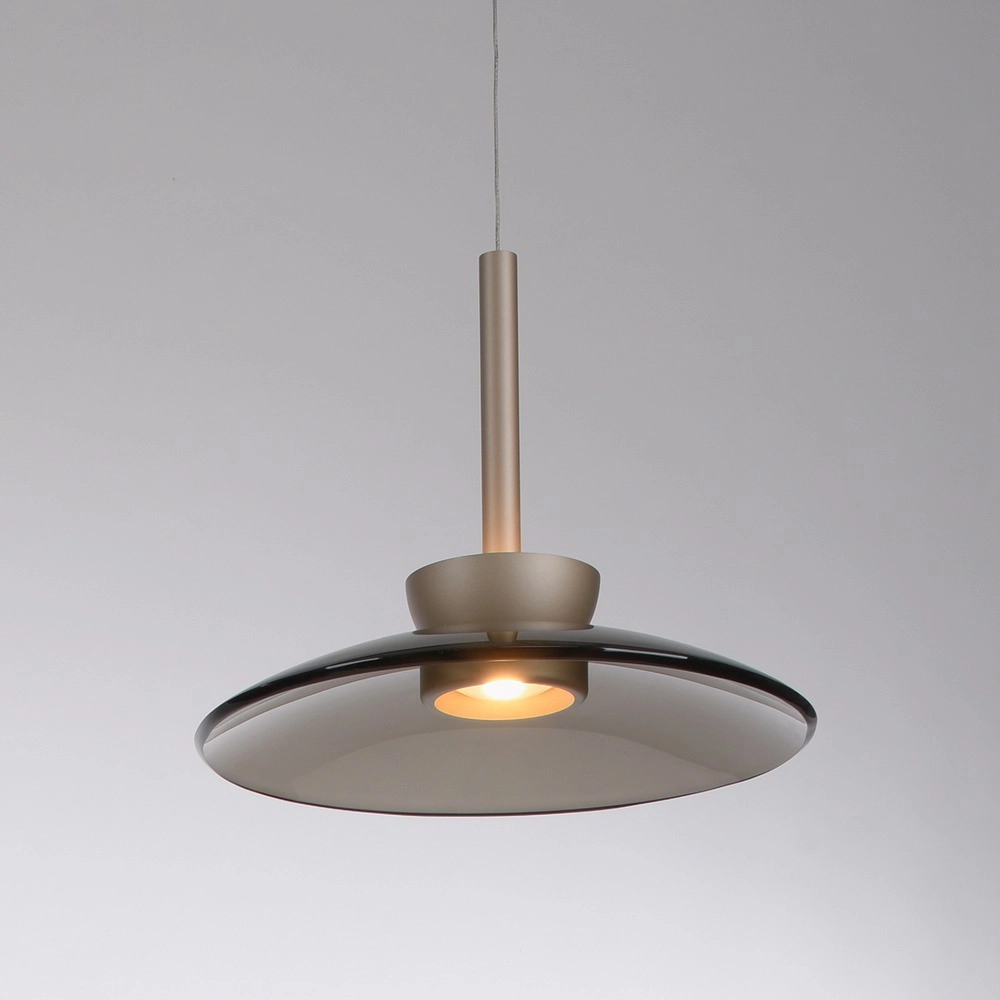 Lampe suspendue de table de salle à manger 2L Pure Moon Bronce avec verre ambré Paul Neuhaus 4012248392980