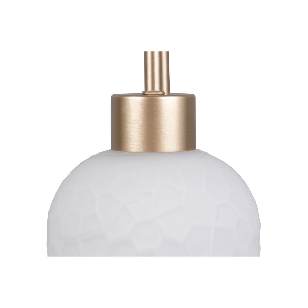 Lampe murale Emelie Or avec verre blanc Trio 4017807724349