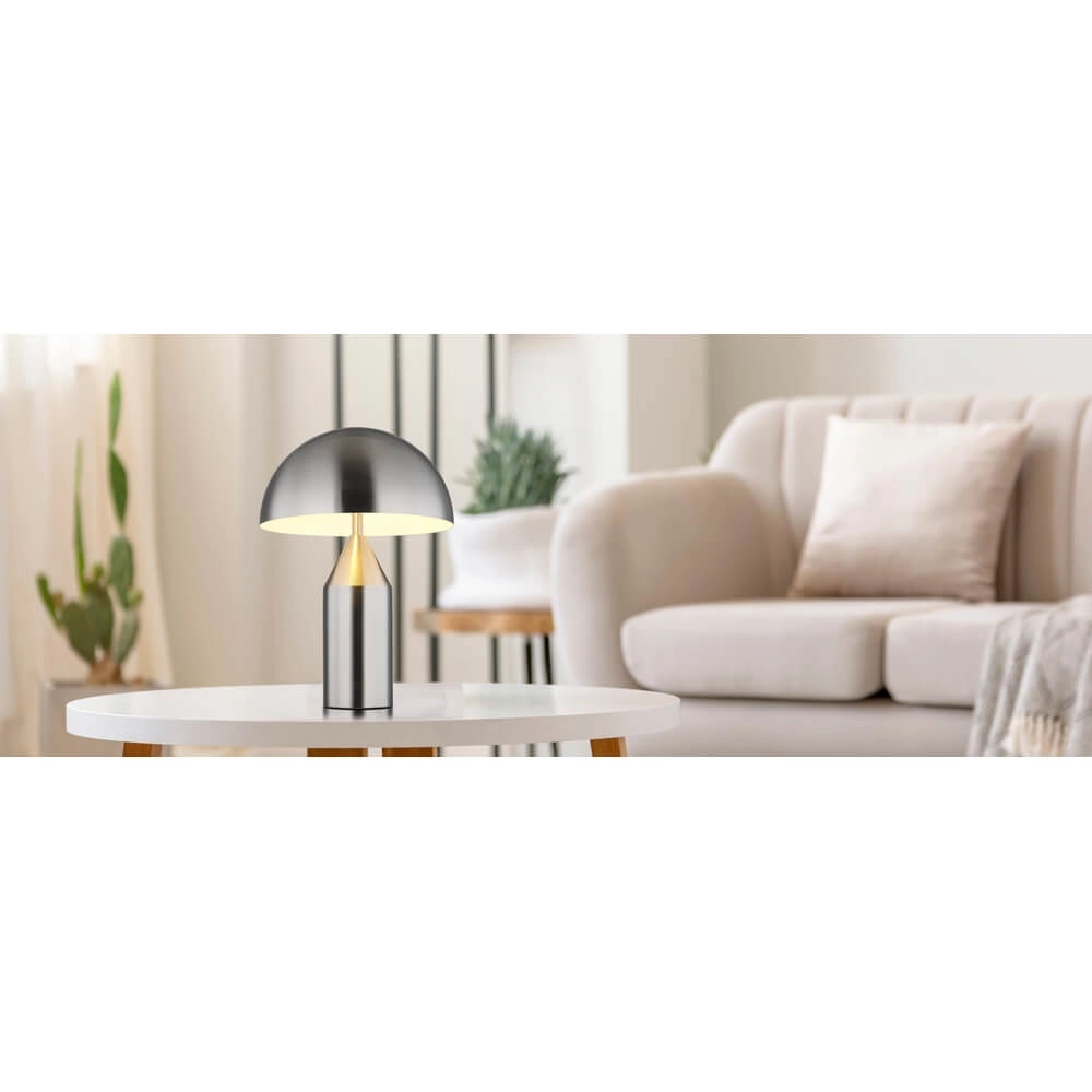 Lampe de table design Atoma nickel Globo 9007371459308