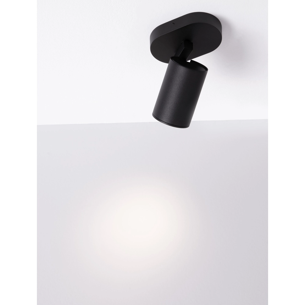 Spot de plafond Esto Simple, Noir