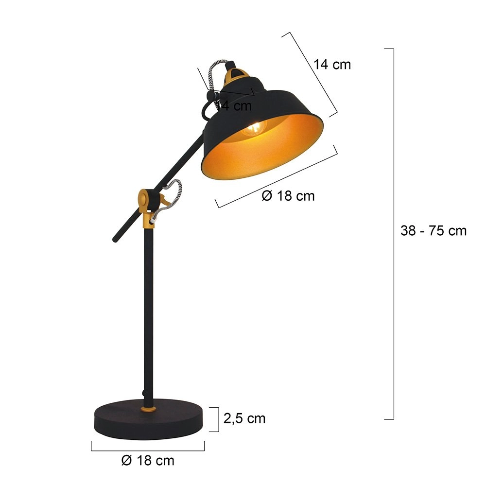 Lampe de table Mexlite Rural Steinhauer 8712746114737