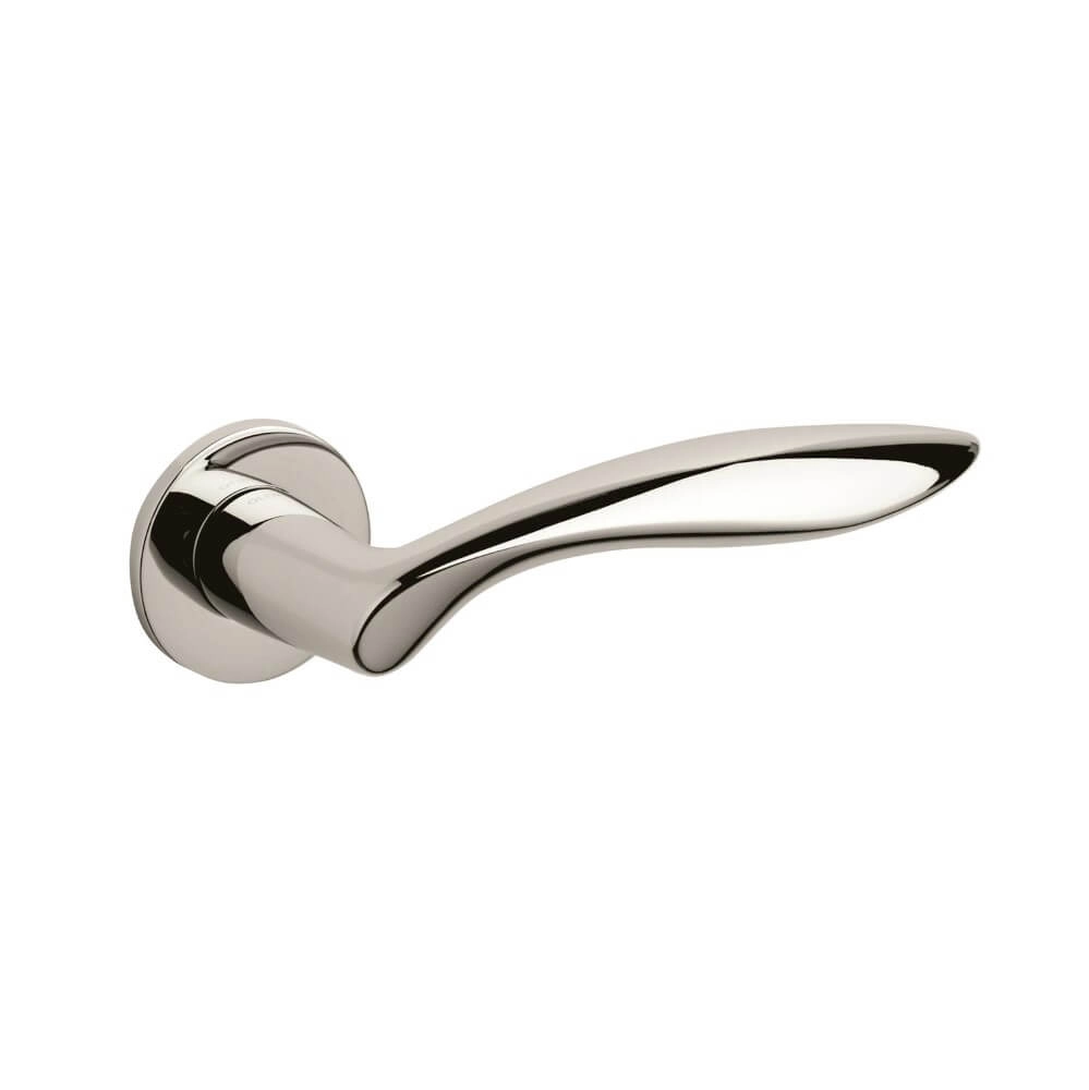 Poignée de porte design Onda nickel