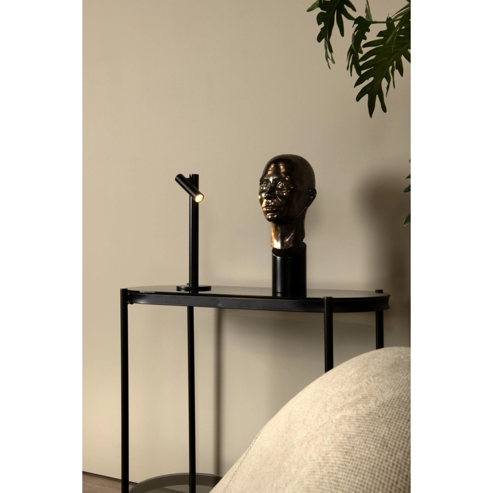 Lampe de table rechargeable Antrim IP54 noir Lucide 5411212272201