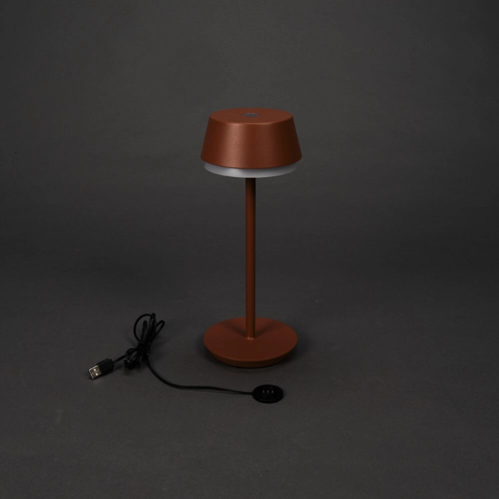 Lampe de table Lyon terre cuite avec fonction RVB KonstSmide 7318307830965