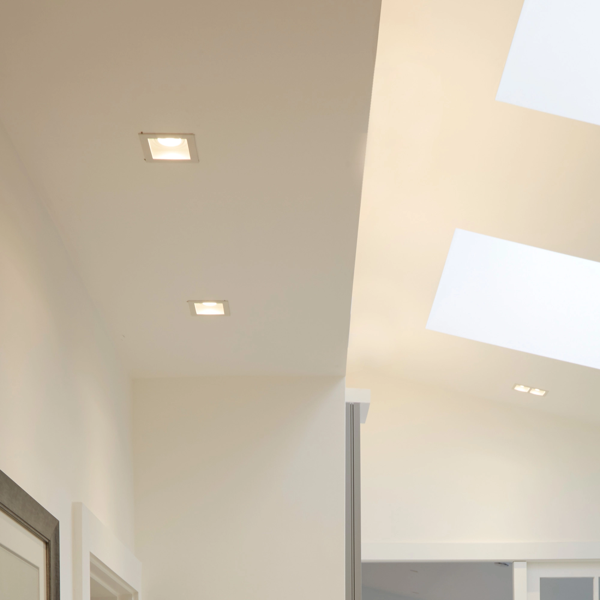 Projecteur carré encastré Grid Blanc Lyora 5053423307145