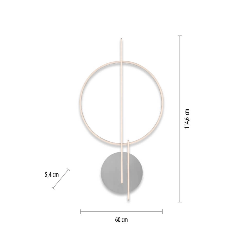 Plafonnier unique Q-Arkoa métal Paul Neuhaus 4012248366608