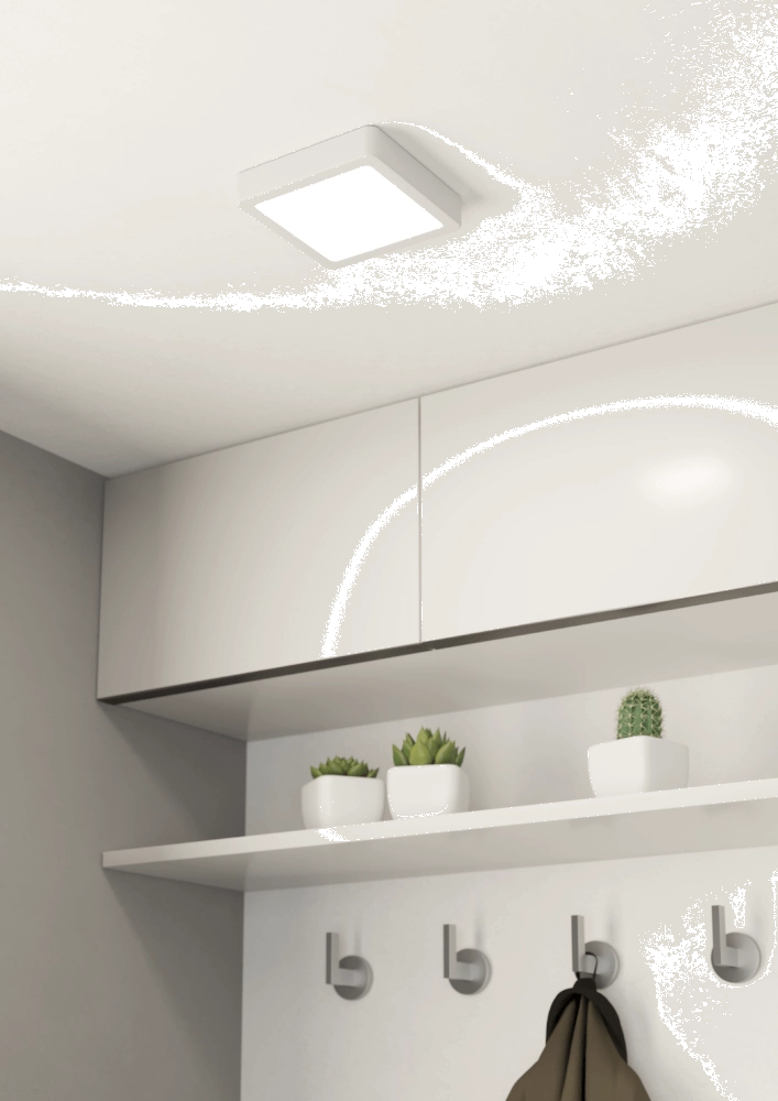 Plafonnier blanc Fueva 5 16 par 16 cm Eglo 9008606244898