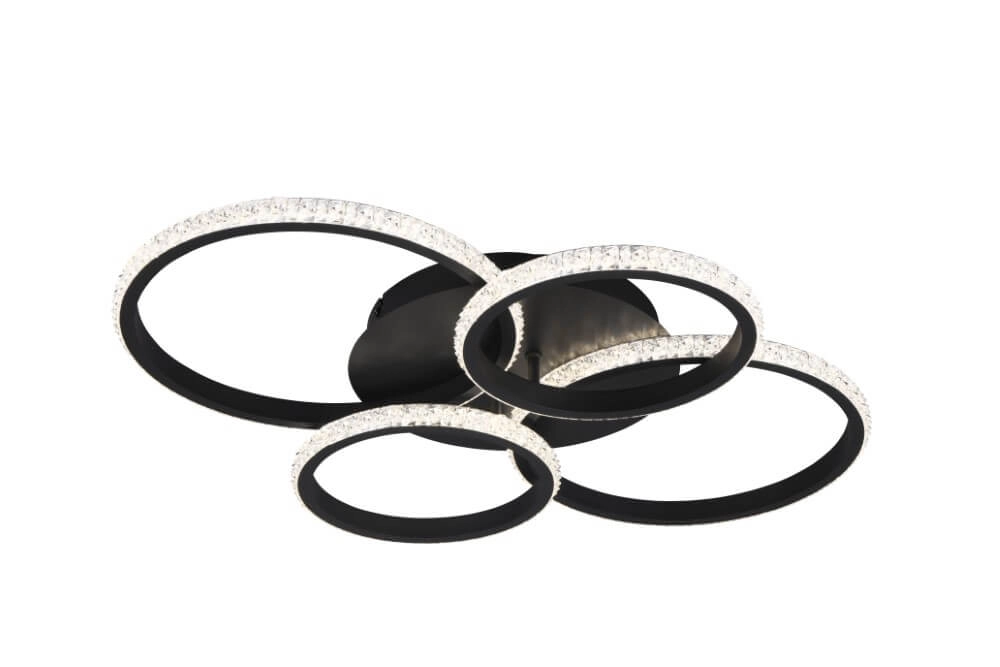 Plafonnier design Cires noir