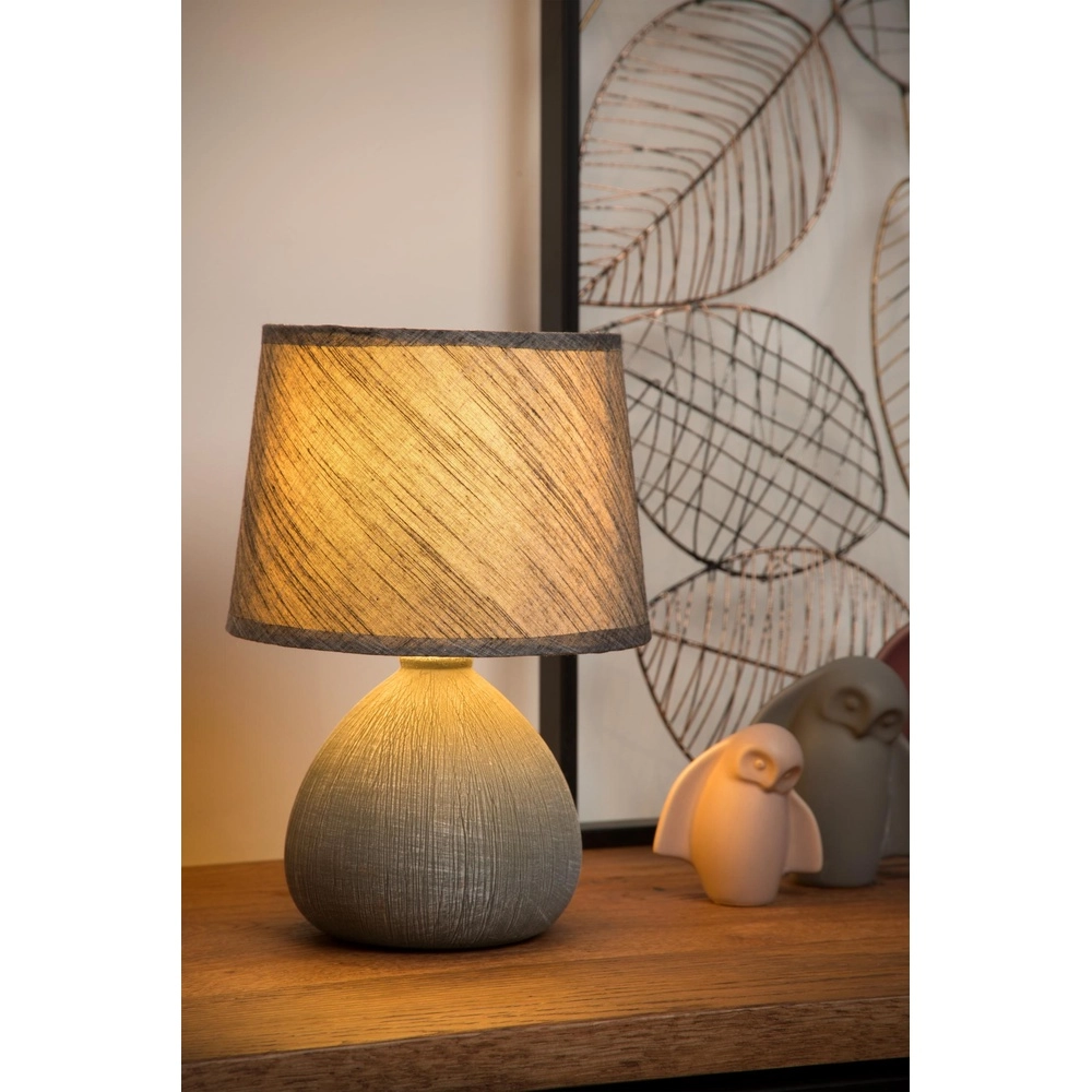 Lampe de table Ramzi gris Lucide 5411212470164
