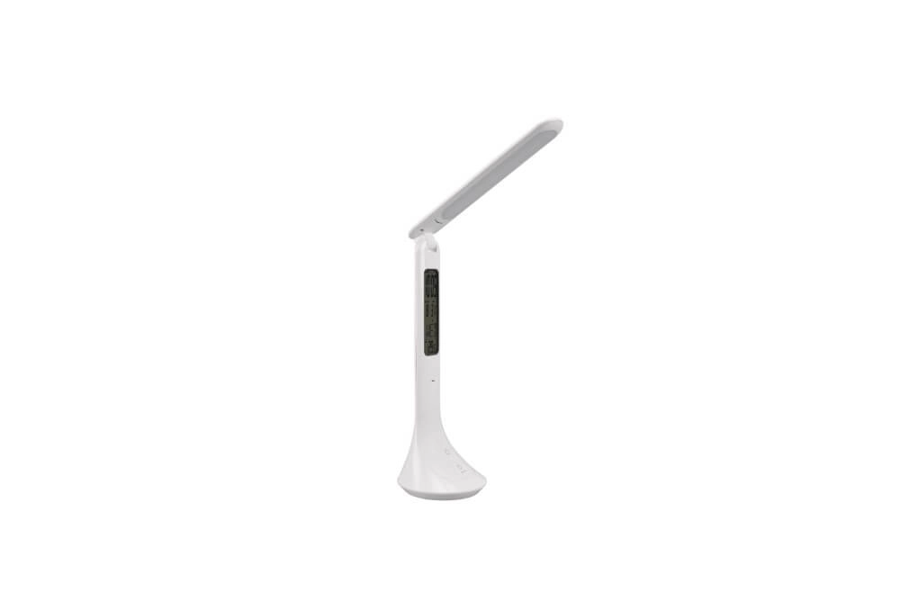 Lampe de table Patty blanc avec fonction alarme