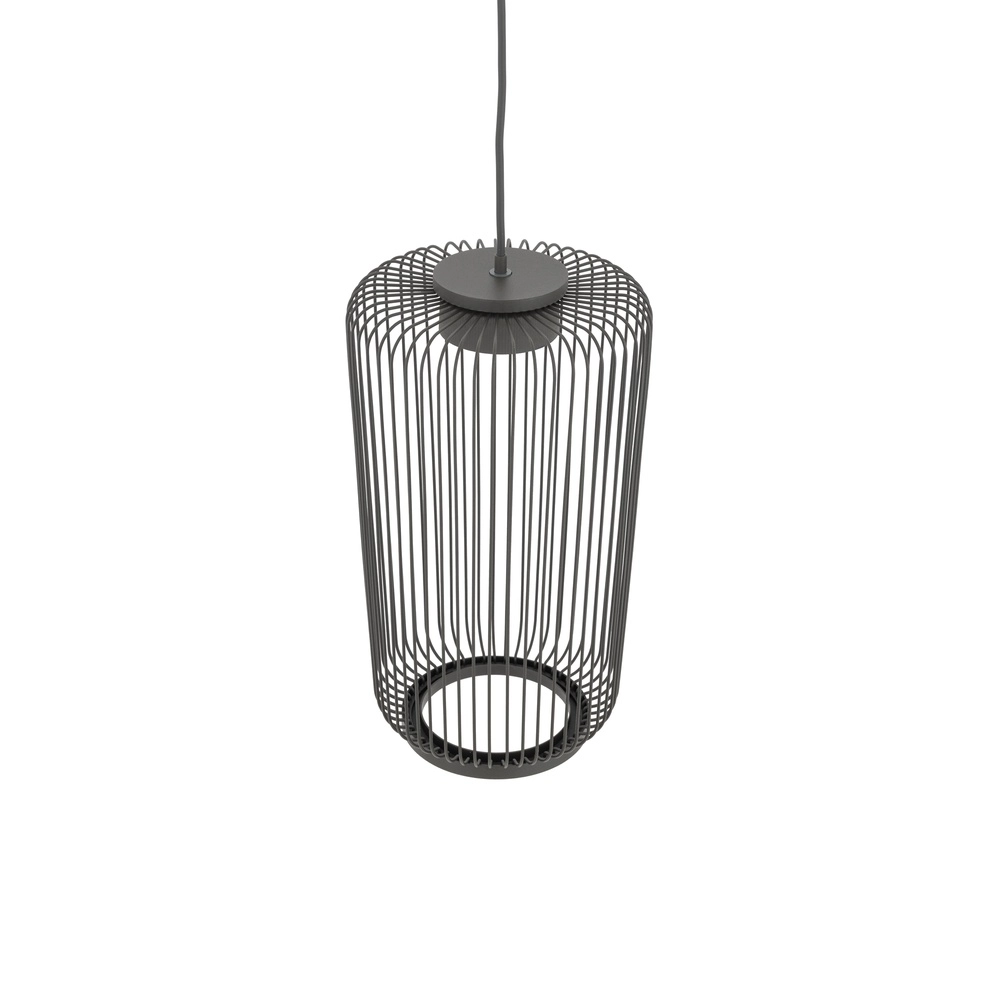 Lampe cage Kenai Gris ombre Ø 20cm Lyora 5903139122245