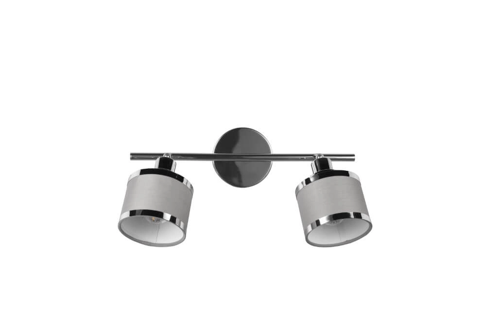 Spot en saillie design Arosa nickel, 2 lumières Trio 4017807581133