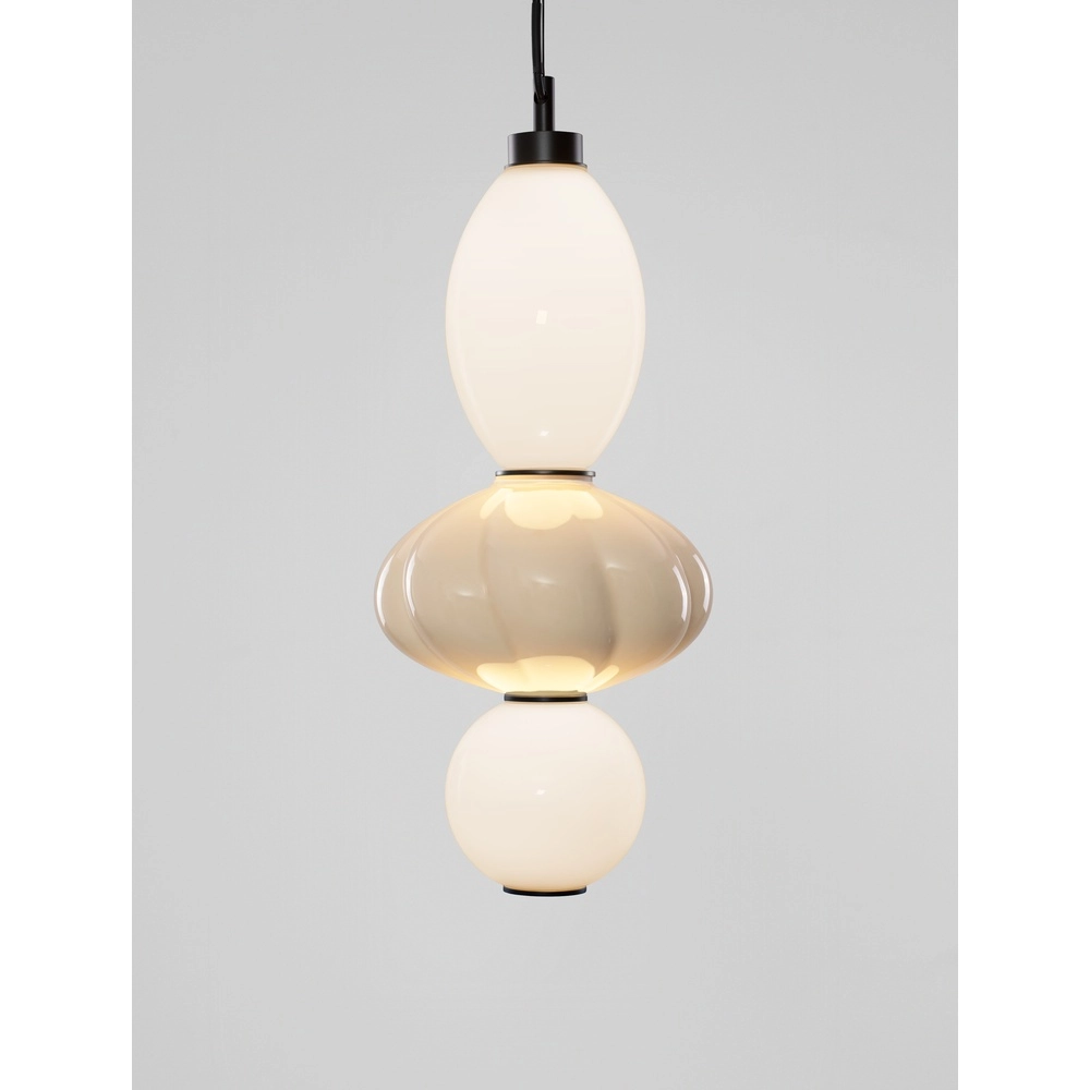 Suspension Oneta blanc - beige Lyora 5212017473929