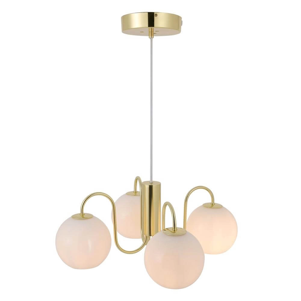 Suspension Franca 4 lumières en laiton Nordlux 5704924015892