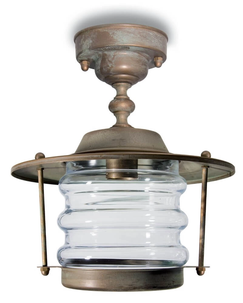 Lampe à suspension en laiton Onda M