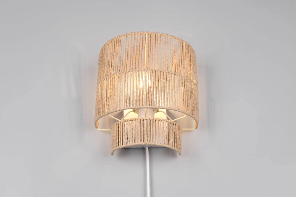 Applique murale Japandi Satna Rotin Trio 4017807636192