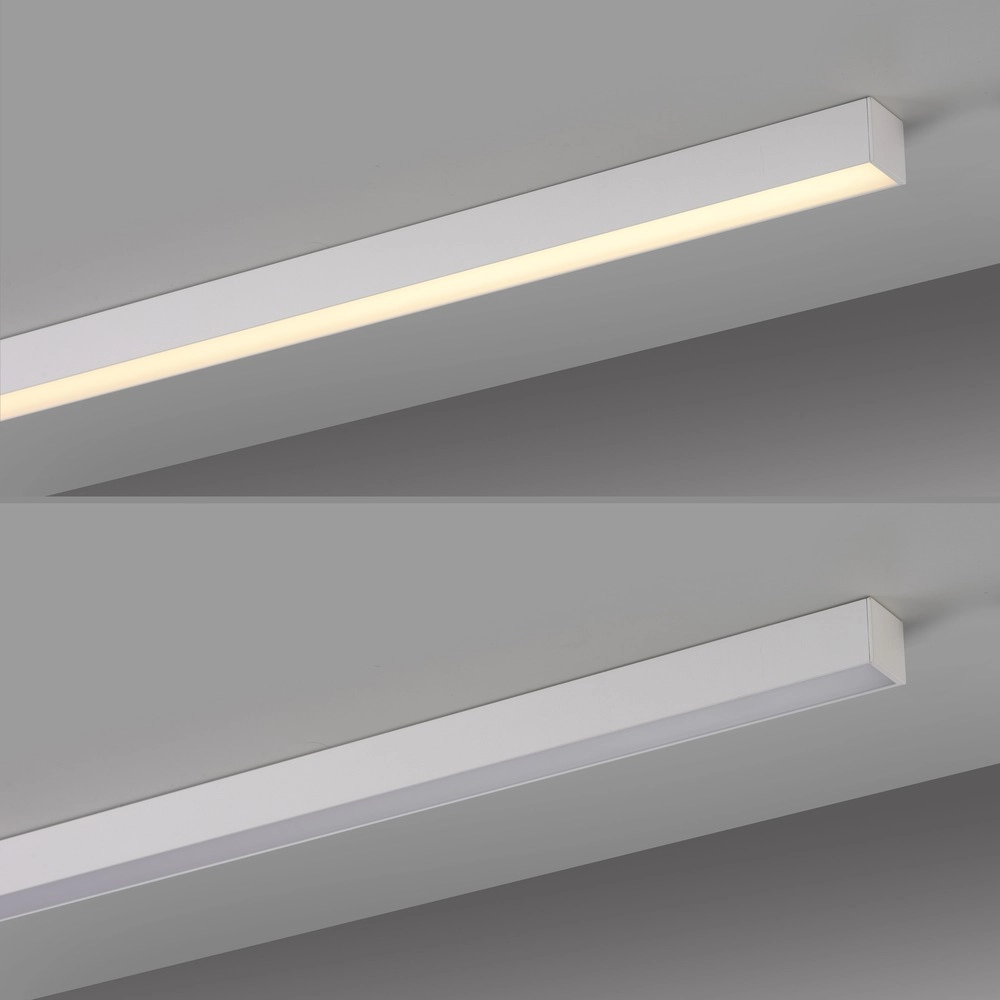 Barreau à LED élégant Pure Lines Straight 110 cm - blanc Paul Neuhaus 4012248395820