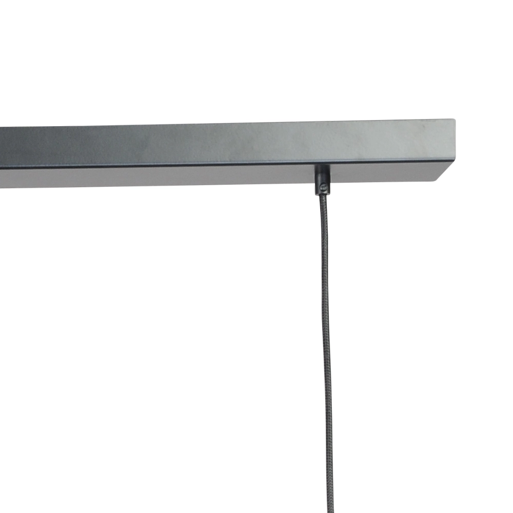 Lampe suspendue noire Pineapple 4 lumières avec verre fumé Masterlight 8718121209388