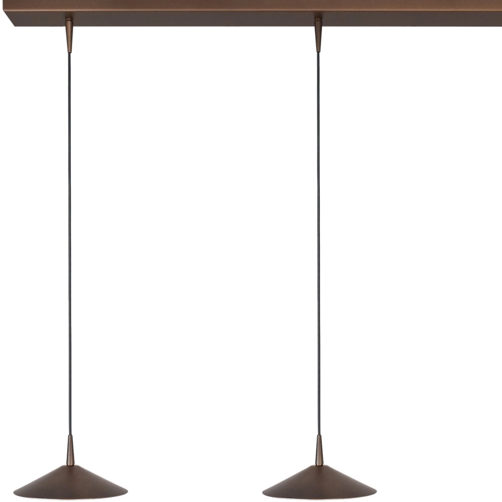 Lampe pendante à 3 lampes Ceppo Brun cacao Ø 18 cm Masterlight 8718121349138