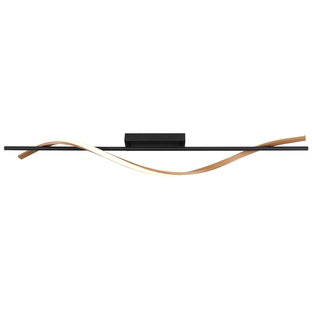 Lampe de plafond à design Watkins Noir Globo 9007371531745