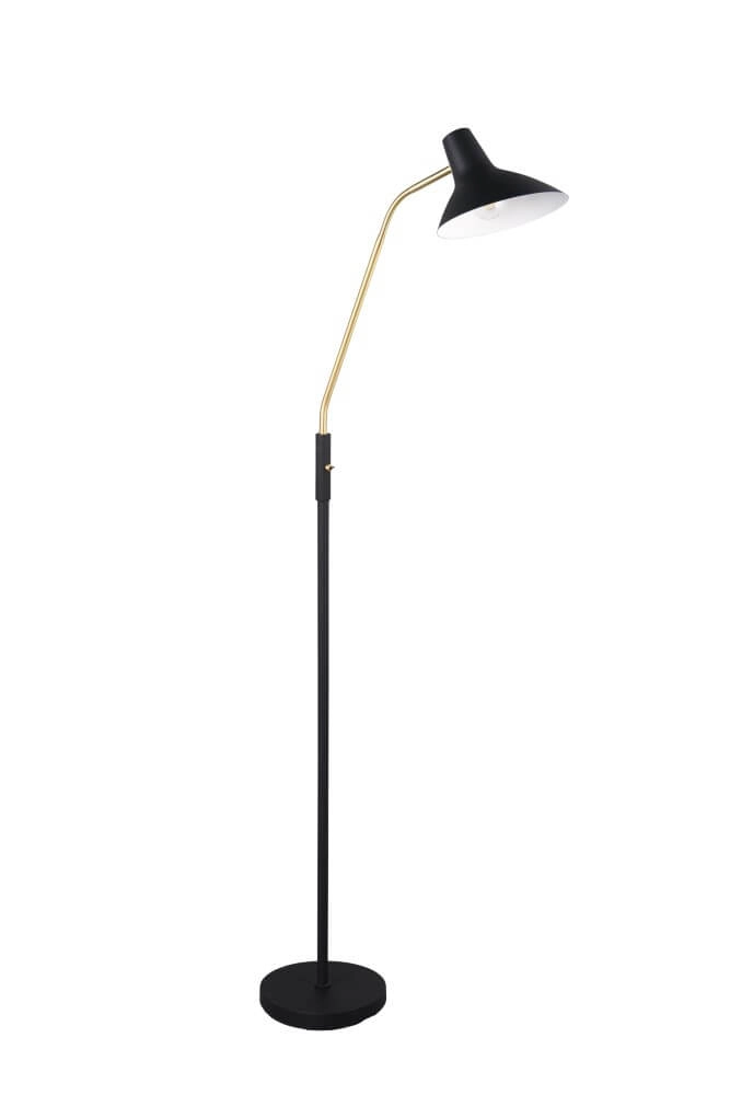 Lampe de lecture sur pied Traveller noir Trio 4017807613735