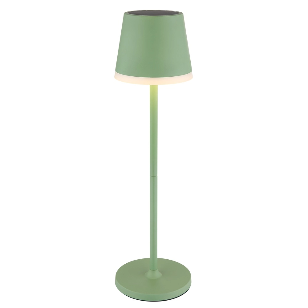Lampe de table solaire Vannieso Vert