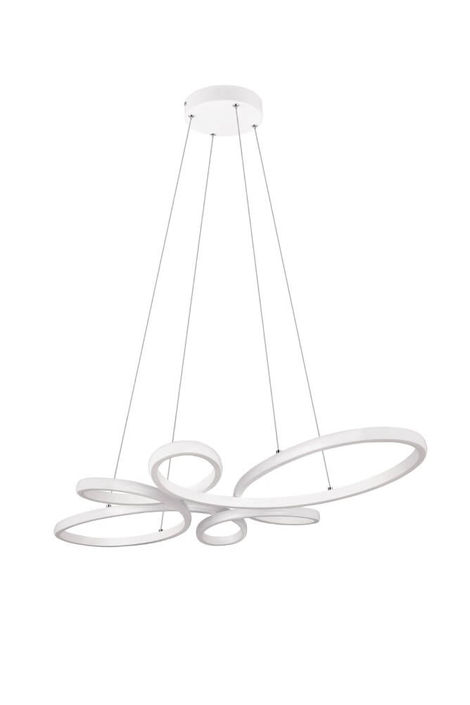 Lampe suspendue design Fly blanc Trio 4017807600919